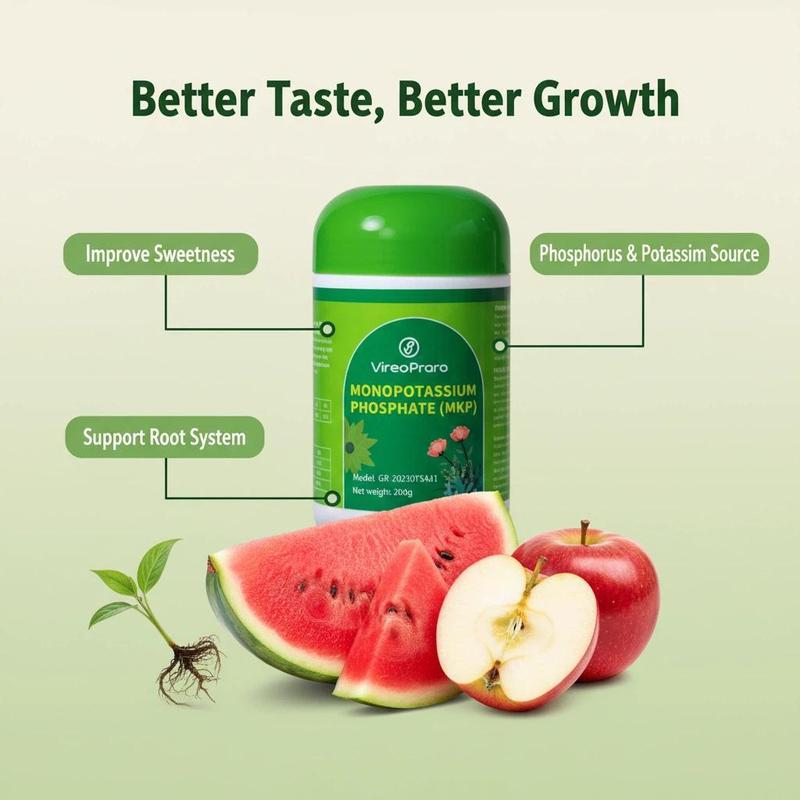 Soil and Plant Fertilizer Kit – 10-10-10 Organic Liquid Plant Fertilizer + Potassium Dihydrogen Phosphate. Fulvic acid soil conditioner, water-soluble general-purpose nutrient solution, suitable for indoor and outdoor plants, lawns and gardens. home grass