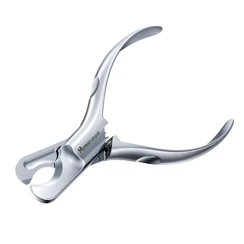 homerunPET Stainless Steel Pet Nail Clippers for Small Dogs & Cats - Safe & User Friendly Design for Easy Nail Trimming - Universal Fit for Pet Care Enthusiasts Paw Trimmer