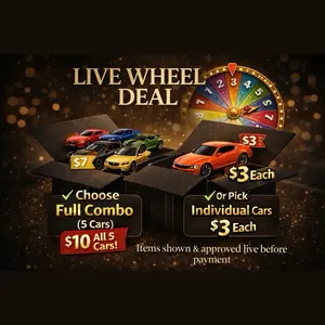Live Wheel Deal – Diecast Car Combo or Individual Selection (No Mystery)