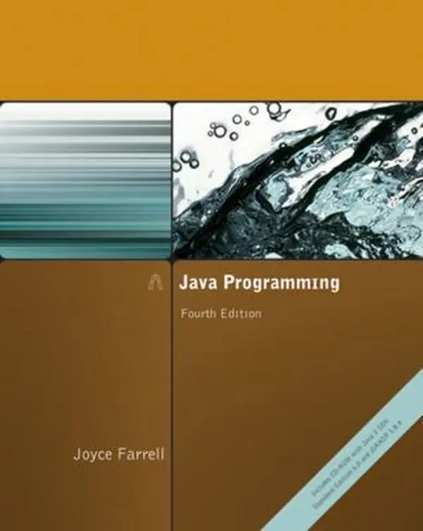 Used Java Programming Literature Book by Joyce Farrell - Paperback, Reading Materials for Beginners' Learning & Development, Engaging Hands-On Approach