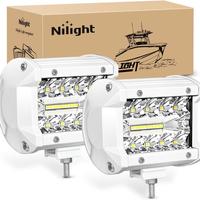 2Pcs White Shell with White Light