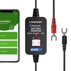 KONNWEI BK300 Battery Monitor Bluetooth5.2 for 12V/24V lead-acid car truck starting battery For Android IOS Battey Analyzer Tool