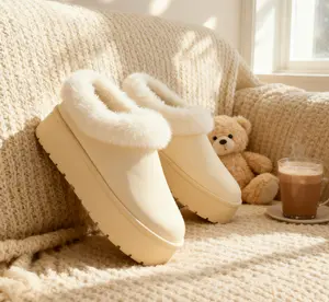 Bao 2025 New Winter Warmth-Increasing Thick-Footed Fashion-Style Versatile Warm Snow Boots for Women Thick Bottom Anti-Slip Short Boots Cotton Boots