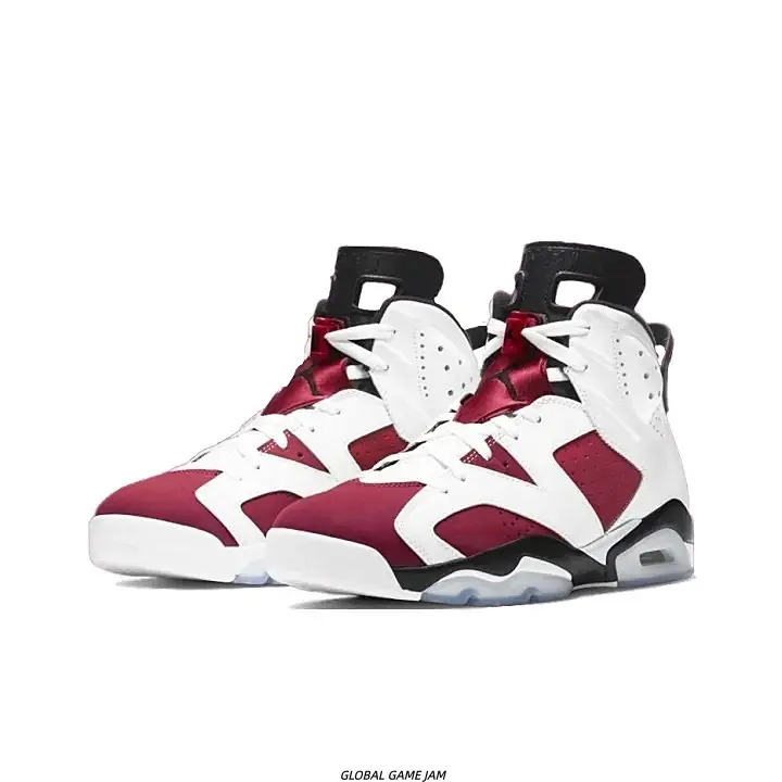 White Burgundy Black High‑Top Retro Basketball Sneakers for Men Women, Leather Upper, Cushioned Midsole, Wear‑Resistant Rubber Outsole, Fashion Streetwear Footwear for Casual Sports Daily Street Outfits