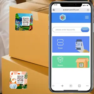 Cute  QR Code Labels for Storage & Organization  Moving Label Pack and Track QR Code Stickers for Inventory, No Need Download APP