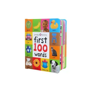 Priddy Books First 100 Words A Padded Board Book with 100 Color Photographs & Simple First Words for Early Learning Classic Format for Kids