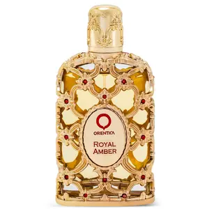 Orientica Luxury Collection Royal Amber Eau De Parfum – Fruity, Gourmand, Amber, Woody, Vanilla, Bergamot, Melon, Pineapple, Musk – Arabic Perfume for Men & Women