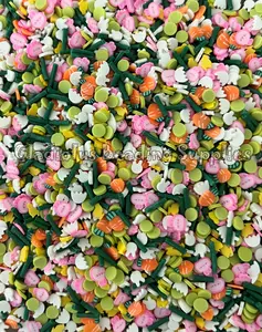 Clay Slices, Happy Easter Theme, Non-Edible Easter Sprinkle Mix, Spring Easter Polymer Clay, Fake Sprinkles, Nail Art Supplies, Shaker Mix, Bunny,