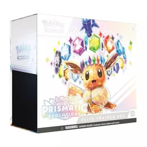 Pokémon TCG: Scarlet & Violet-Prismatic Evolutions Elite Trainer Box! Live Rip and Ship Only