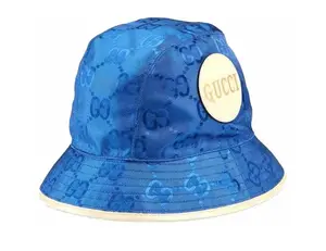 Gucci Off The Grid Bucket Hat Blue Beige