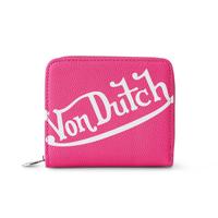 Classic Signature Zip-up Wallet - Hot Pink