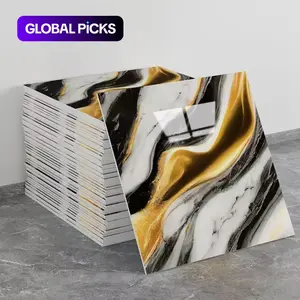 20/60pcs Self-adhesive Shower Tiles, Waterproof PVC Wall Panels, Marble Vinyl Tiles, Suitable for Bathroom, Kitchen and Living Room, Easy Peel and Stick, Background Wal Decoration 11.8in*11.8in #GLOBAL PICKS