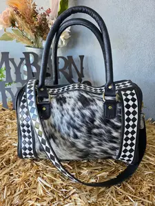 Checkered Duffel Bag