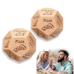Food Dice Dinner Dice Christmas White Elephant Gifts for Adults Exchange, Winzwon Date Night Food Decision Dice, Anniversary Birthday Couples Valentines Day Gifts for Him Her Boyfriend