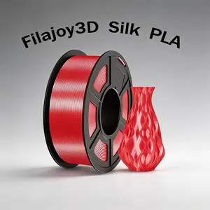 Silk Pla+ Long Filament 1.75mm, Chrome Gloss Surface, Smooth Silk Texture, Upgraded Formula, Stable Printing, 250g