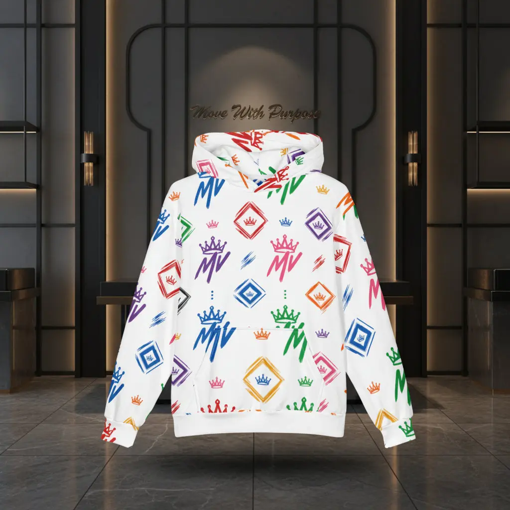 Moneyvation Signature Rainbow Print Premium Hoodie