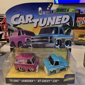 CarTuned Chevy C10 Series 2 Diecast Metal Custom Model 87 Chevy C10 Collectible Toy Car