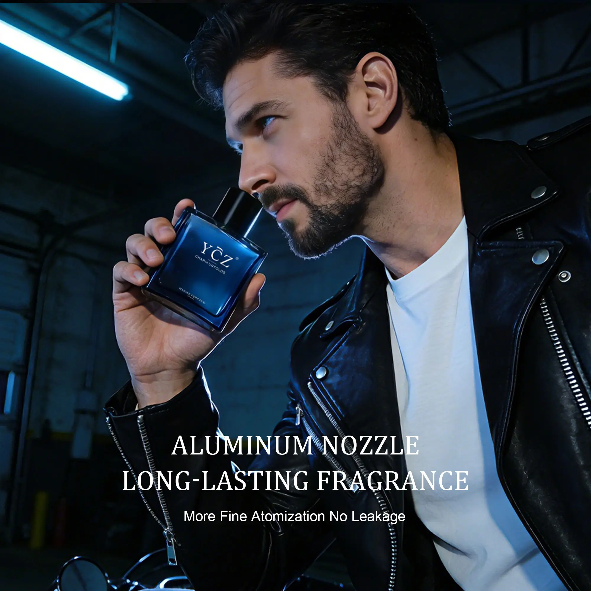 YCZ Cologne Midnight Marine Eau De Parfum for Men 1.7oz 50ml Long