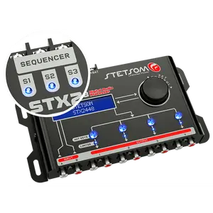 Stetsom STX 2448 DSP Crossover Equalizer 4 Channel Full Digital Signal Processor