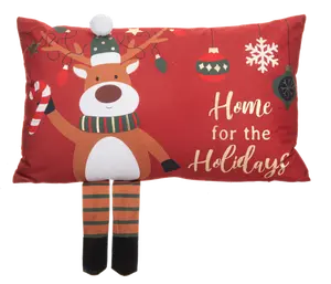 Reindeer Dangle Leg Pillow