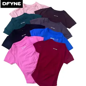 DFYNE Seamless Quarter Zip Workout Top for Women Cropped Running Jacket with Thumbholes Mock Neck Gym Long Sleeve Pullover Athletic Shirt