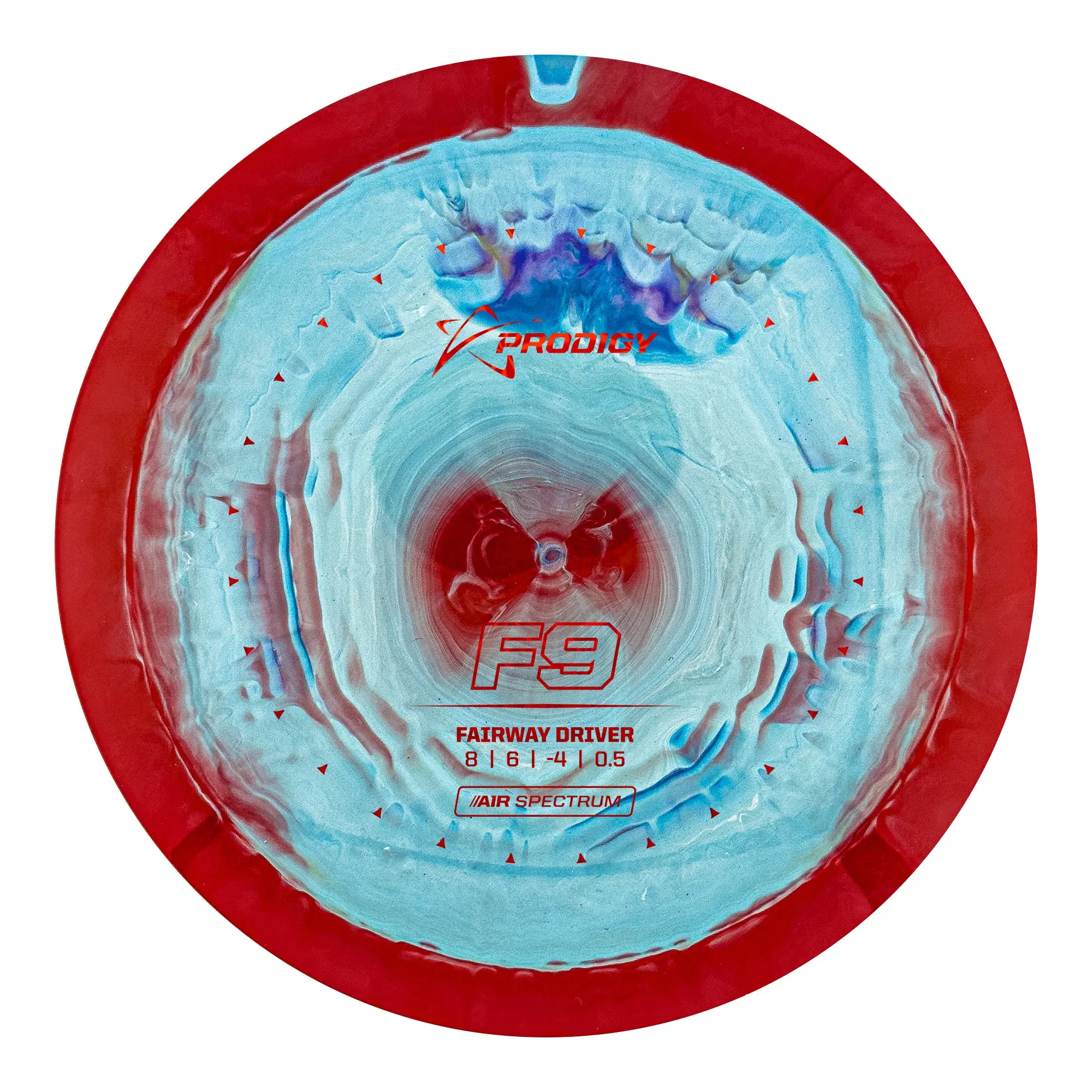 Prodigy F9 AIR Spectrum Plastic Disc Golf Fairway Drive Disc, Hyzer Flip Design, 400 Series Base Resin, Beautiful Looking Gear, Beautiful Looking Discs