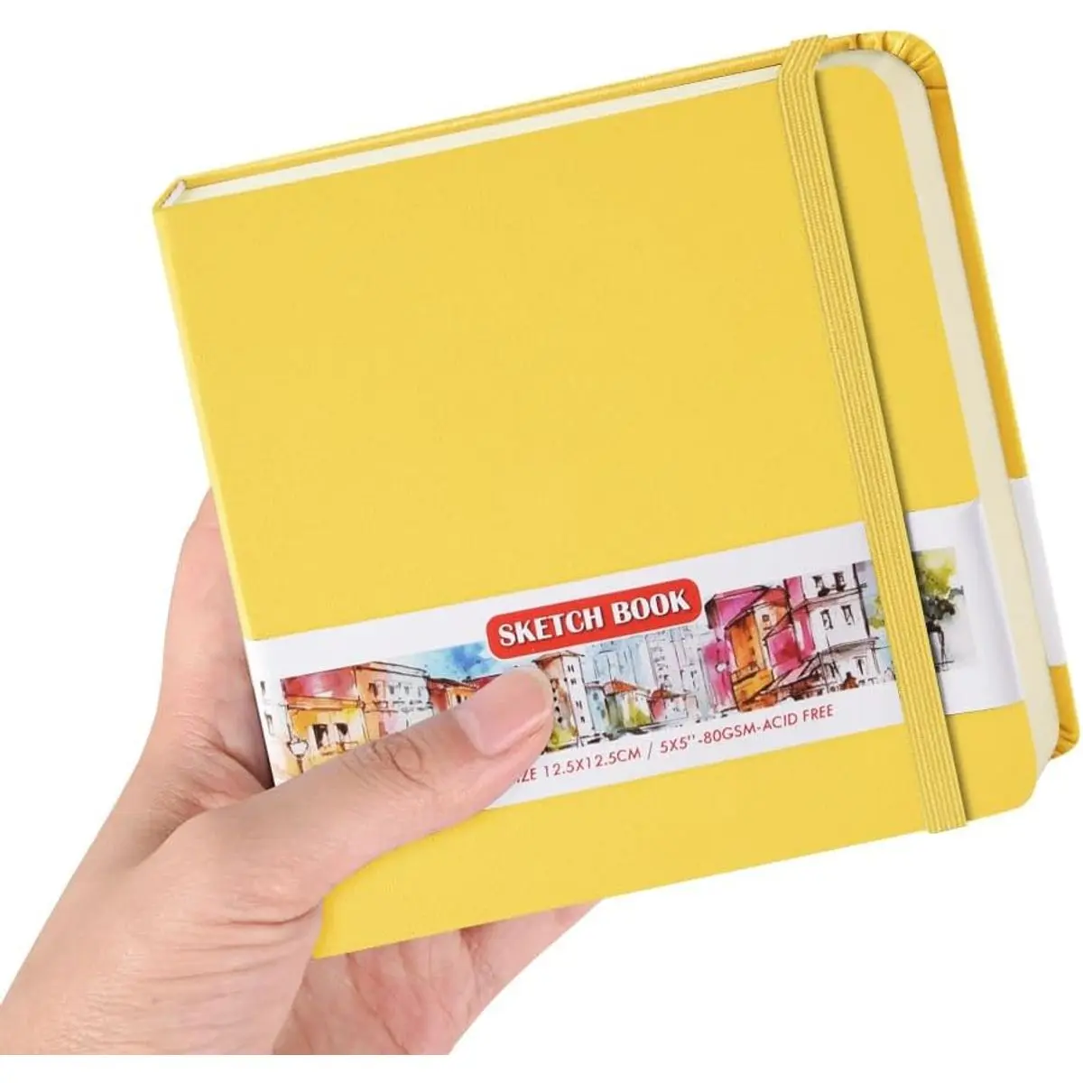 PU Cover-5x5in-Yellow