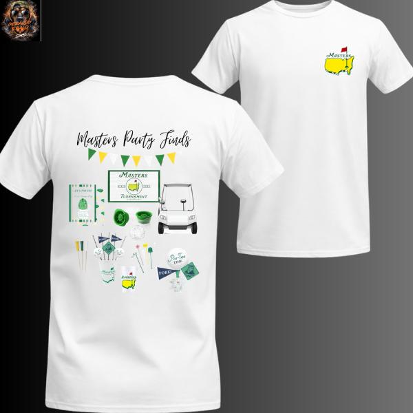 [Made in the USA] Masters Party Finds Shirt Hoodie Sweatshirt, Augusta Golf Party Graphic Tee, Masters Tournament Aesthetic Shirt, Golf Fan Gift for Men Women