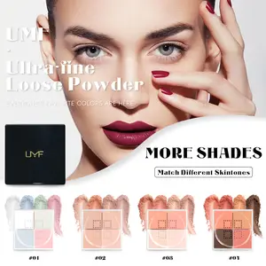 UMF 4-color Ultra-Fine Loose Powder flawless finish Waterproof Lightweight Setting Powder