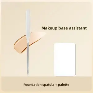 Stainless steel foundation brush, mask mud mask, brush, foundation liquid blending stick, makeup tools