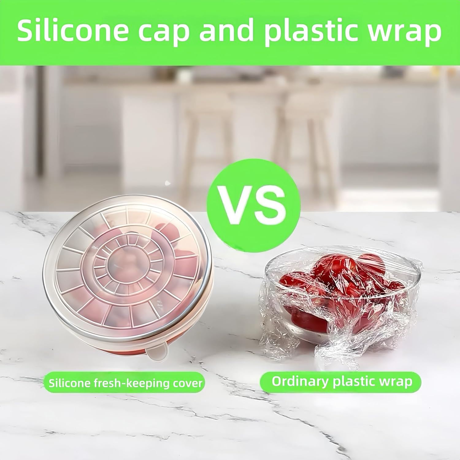 6 Sizes Silicone Stretch Lids and Seal Lids Reusable Elastic Heat-Resistant Bowl Covers for Food Storage Cups Bowls Jars Round Rectangle Container 6-Piece Set BPA-Free Leak-Proof 6 Sizes Silicone Stretch Lids and Seal Lids Reusable Elastic Heat-Resistant Bowl Covers for Food Storage Cups Bowls Jars Round Rectangle Container 6-Piece Set BPA-Free Leak-Proof