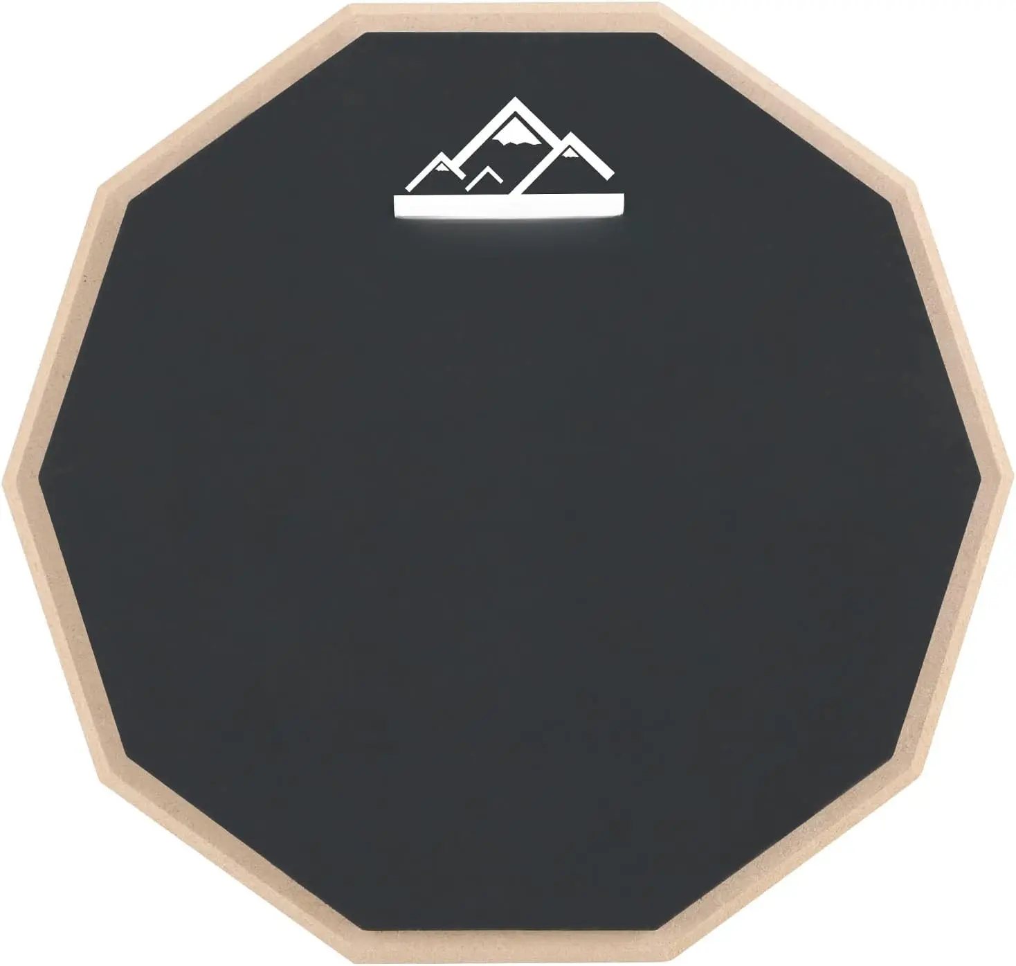 Practice Drum Pad, 8 Inches Double Sided Silent Drum Pad,  Dumb Drum for Beginners,Black