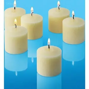 72-Pack Long-Lasting Votive Candles - French Vanilla Fragrance - 10 Hour Burn Time - Handmade in USA - Premium Scented Candles for Home & Events Aroma Decor Set Cozy Creamy Floral Ivory Ornaments Perfume Decoration Smooth Gift