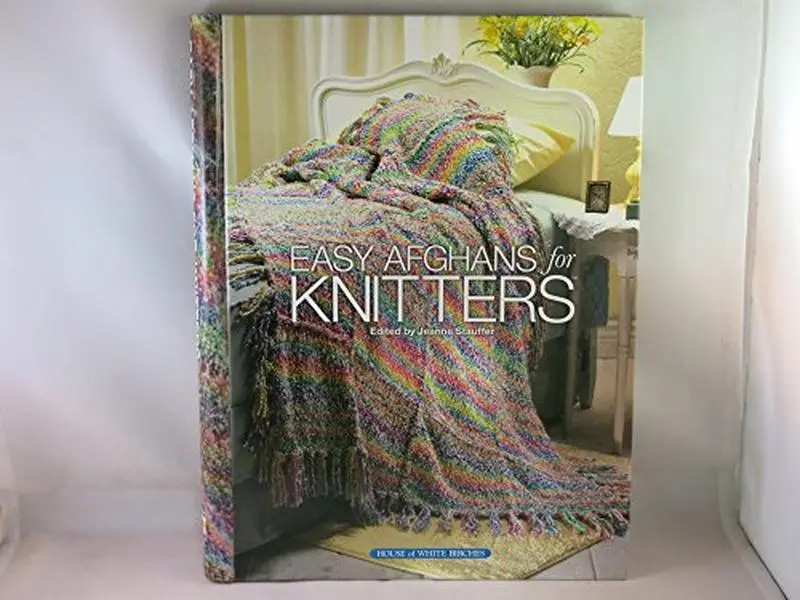 Used Knit Book Patterns - Easy Afghans for Knitters by Jeanne Stauffer (Hardcover, English)