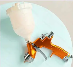 DevilDiss GTI PRO LITE Spray Gun 1.3mm TE20 Gold Nozzle HVLP Paint Sprayer for Automotive Car Painting