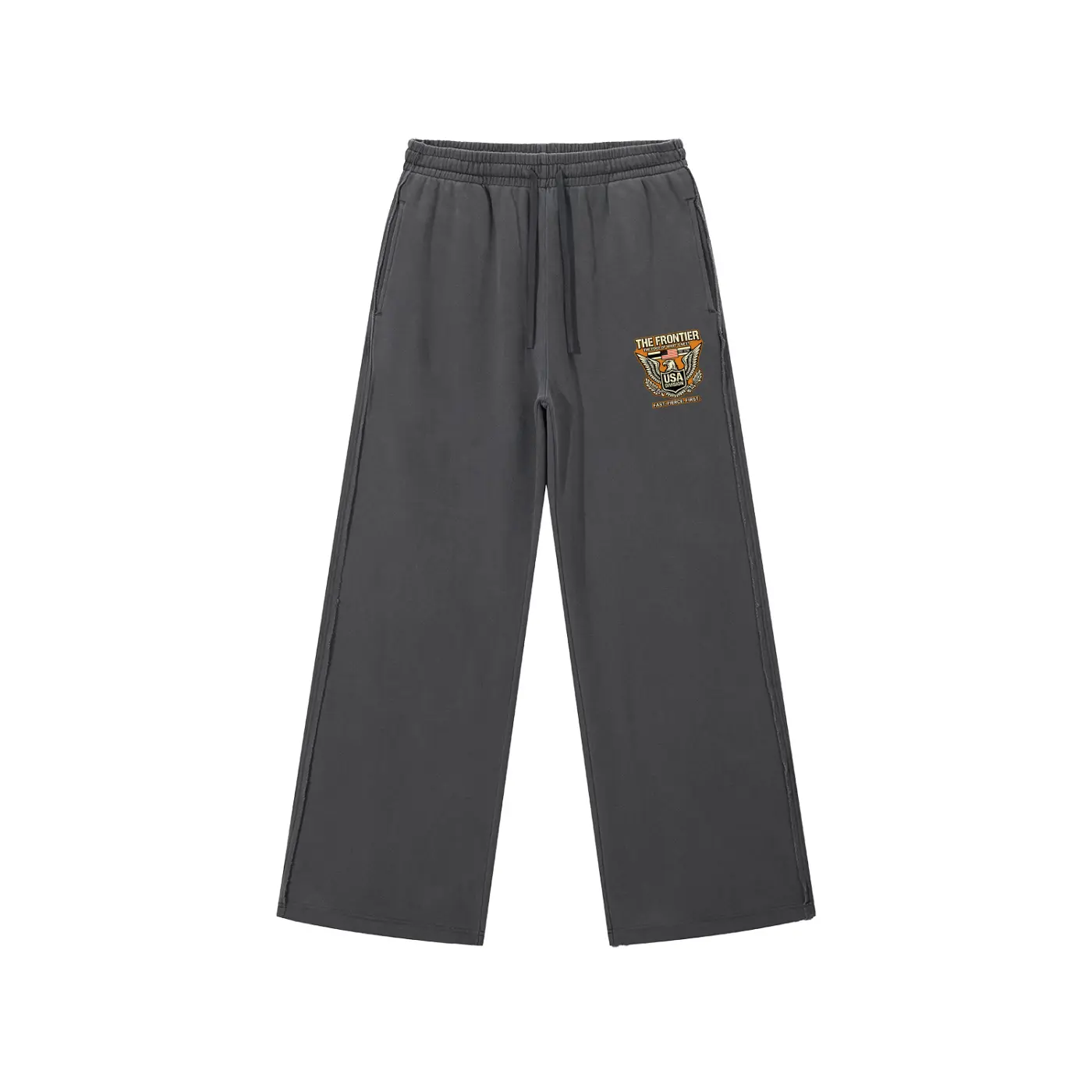 Snow Washed Raw Edge Sweatpants
