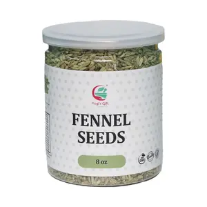 Seeds 8oz, 100% Pure Natural Whole Fennel, Premium Quality Spice for Cooking Tea, Fresh Aromatic By Yogi’s Gift ®