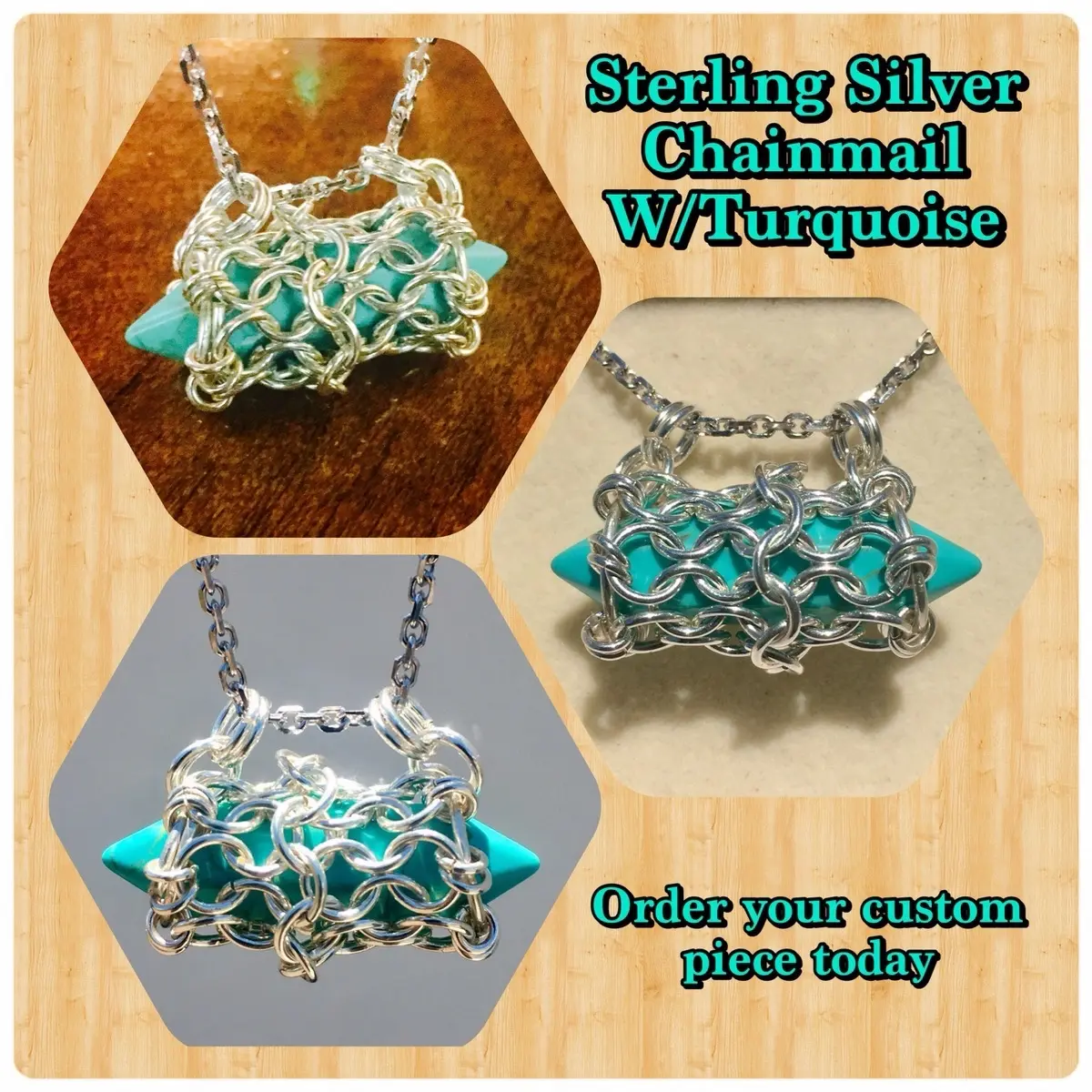 Chainmail jewelry. Handmade with care for top quality production.