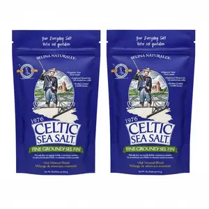 Celtic Sea Salt Resealable Bag,  Fine Ground , 1 Pound, pack of 2