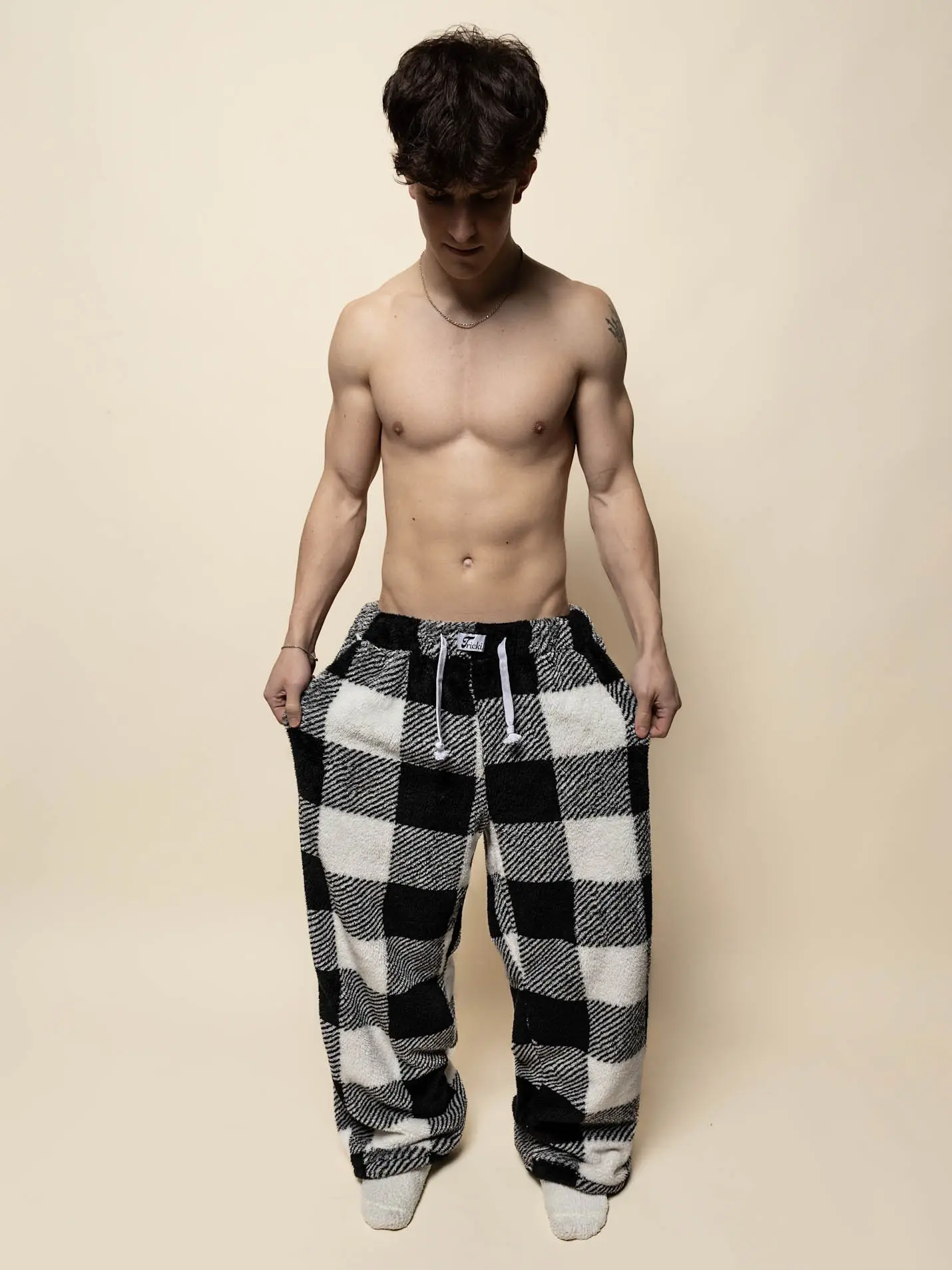 tricki | Oversized Fur Pajama Pants - Baggy, Fluffy, Double-Sided