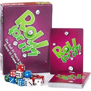 Roll for It! – Fast Dice Rolling Board Game of Luck & Strategy for Friends or Family Party| Quick Game Night Fun Idea - Portable Edition