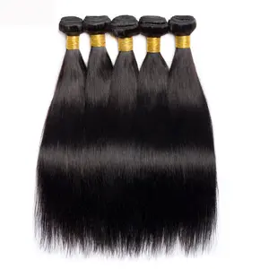 BELE HAIR 10A Grade Straight Human Hair Bundles Extension Body Wave Hair Bundles Brazilian Remy Hair Weave Bundles Deal 1/2/3/4 pcs Wholesale Bundles Deal Natural Black Color Unprocessed Real Human Hair Extensions For Women