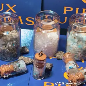PIEUX CUSTOMS TRAUMA TO TREASURE TRIO Healing Crystals for Confidence & Strength Enhancement (small valve)