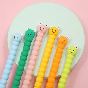 Cute Caterpillar Shape Pen with Cartoon Design, Adorable Insect Gel Pen for Kids and Adults, Fun Stationery for School and Office