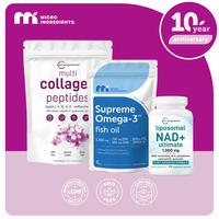 Collagen 1LB + Liposomal 60 + Supreme Omega-3 60