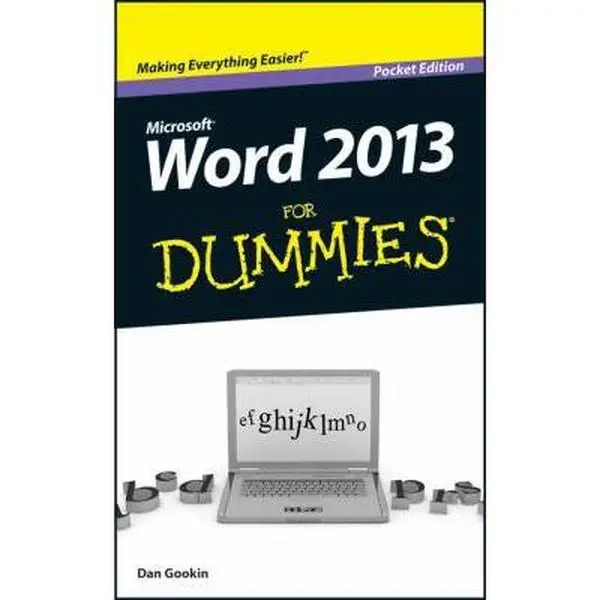 Used Word 2013 for Dummies Booklet by Dan Gookin (Paperback), Tutorial