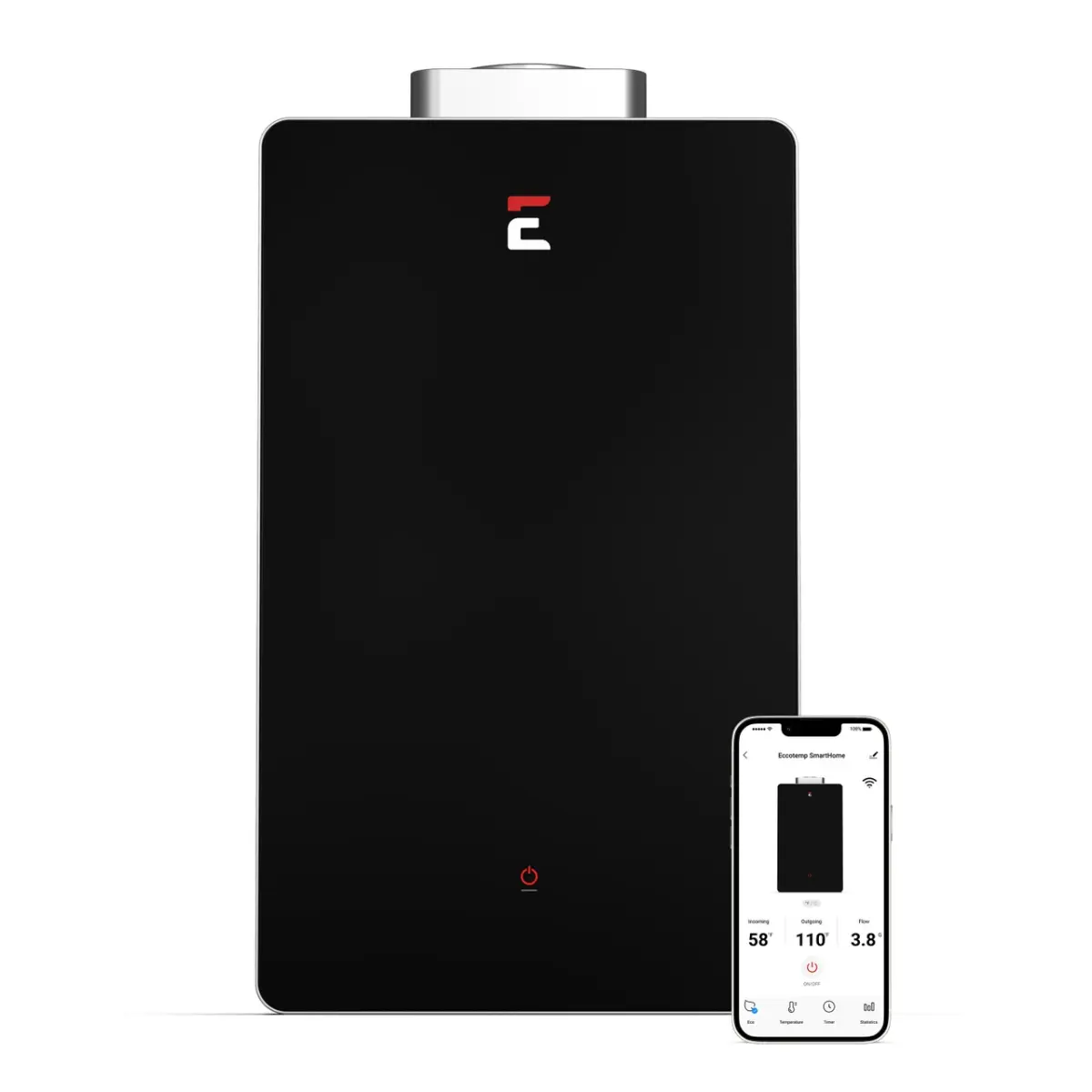 Google 6.8 GPM Smart Indoor Natural Gas Tankless Water Heater with Voice Control, Alexa-Compatible Household Appliance, Household Appliances