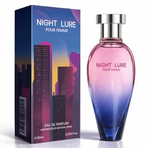 NIGHT LURE Pour Femme Eau de Parfum (60ML/2.029fl oz) - Seductive Night Scent: Orange/Blackcurrant Top, Oakmoss/Lavender Heart, Cedarwood/Vanilla Musk Base | Sleek Ombre Bottle, Long-Lasting Evening Fragrance for Women