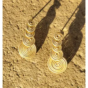 Continuing Spiral Drop Earrings