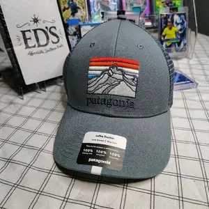 Patagonia LoPro Trucker Hat - One Size, 100% Polyester, Mountain Logo, Comfortable Fit, Ideal for Outdoor Activities